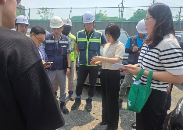 인천 서구의회 김원진, 김춘수 의원, 청라 비산먼지 현장 직접 확인…“행정 조치 실효성 점검”