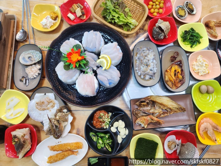  [왜목마을 맛집] 회를 시키면 상다리 부러지게 한~상 나오는 당진 횟집, 왜목마을 섬마을식당