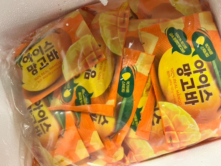 여름 간식 추천! 건강하고 시원한 100% 천연 냉동망고 아이스바 아이와 먹어본 후기