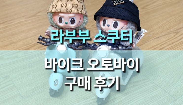  라부부 오토바이 장난감 구매 후기, 틱톡 인기템 리얼 사용기!