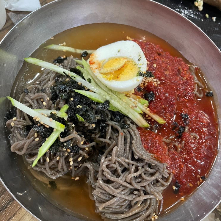  천안 유량동 봉평장터 메밀 막국수 맛집