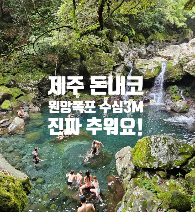  제주도 | 제주 서귀포 돈내코 원앙폭포 계곡 프리다이빙 스노쿨링 스팟 영상 샤워장 화장실 리뷰 추천