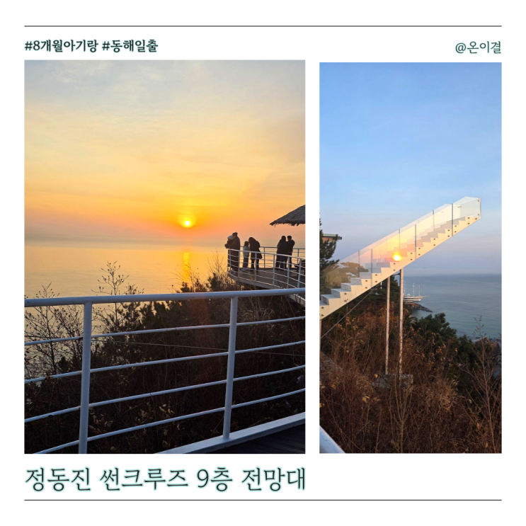  동해 일출명소 정동진 썬크루즈 전망대 주말 휴일 오픈런 Tip