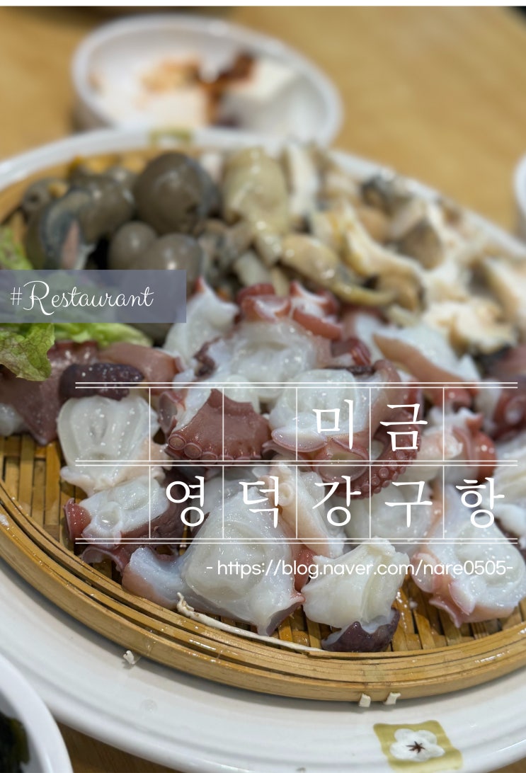 분당 미금역 횟집 맛집 영덕강구항 문어, 통골뱅이, 계절찌개, 계절회