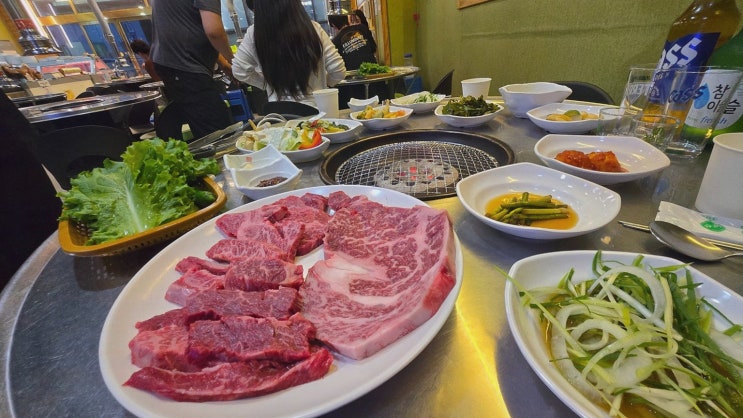  [황소실비식당2호점] 가족과 함께 즐기는 하이원맛집에서의 한우구이