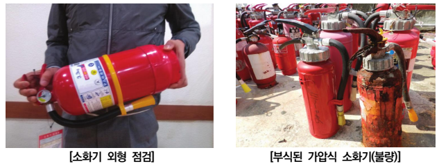 소화기 적정성 점검방법