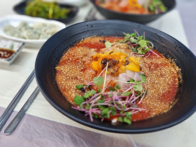  [부천역물회맛집] 부천물회 전문점 청정물회엔막회에서 시원한 시그니처 세트메뉴 맛보기