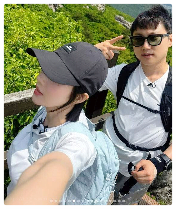  권은비 빠니보틀 사귄다 여친 열애설 핑크빛 등산 데이트 딱걸림 워터밤여신