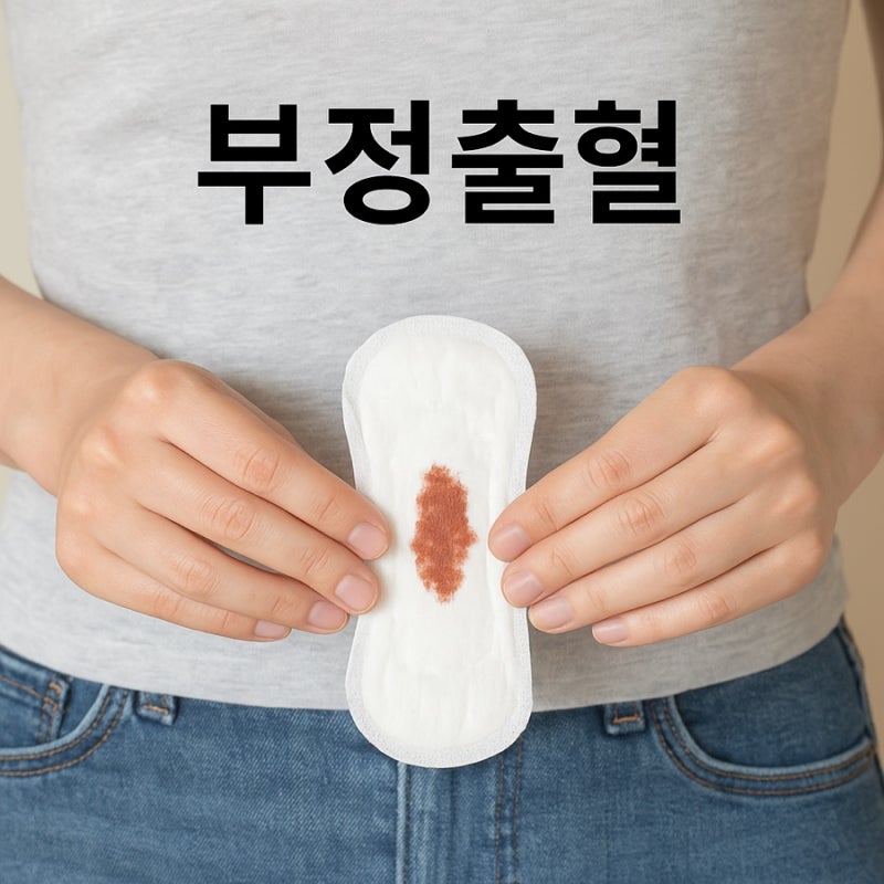 관계후 부정출혈 이유 질 부정출혈 생리 색깔 차이 이렇게 구분하세요