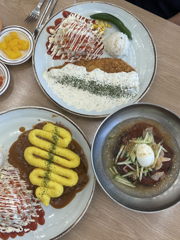  화순맛집 맛있고 양도 많은 진심왕돈까스