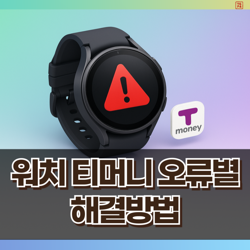 갤럭시워치 티머니 오류별 해결방법