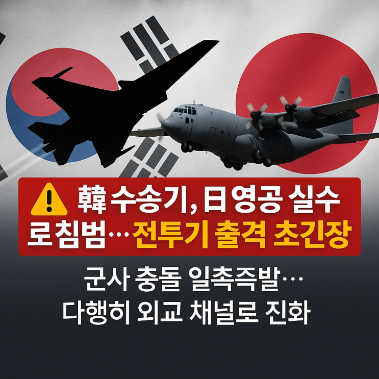 실수로 日 <b>영공 침범</b>한 공군 <b>수송기</b>… 日, 전투기 출격 대응