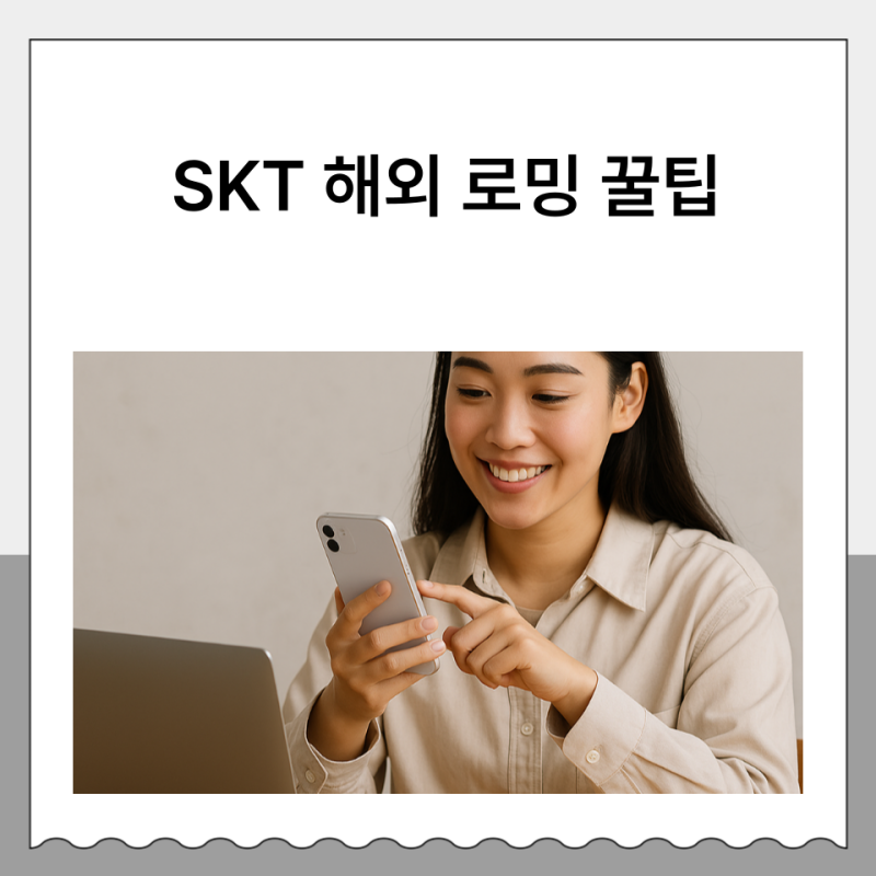 T로밍쿠폰 사용 방법 총정리! SKT 해외 로밍 꿀팁
