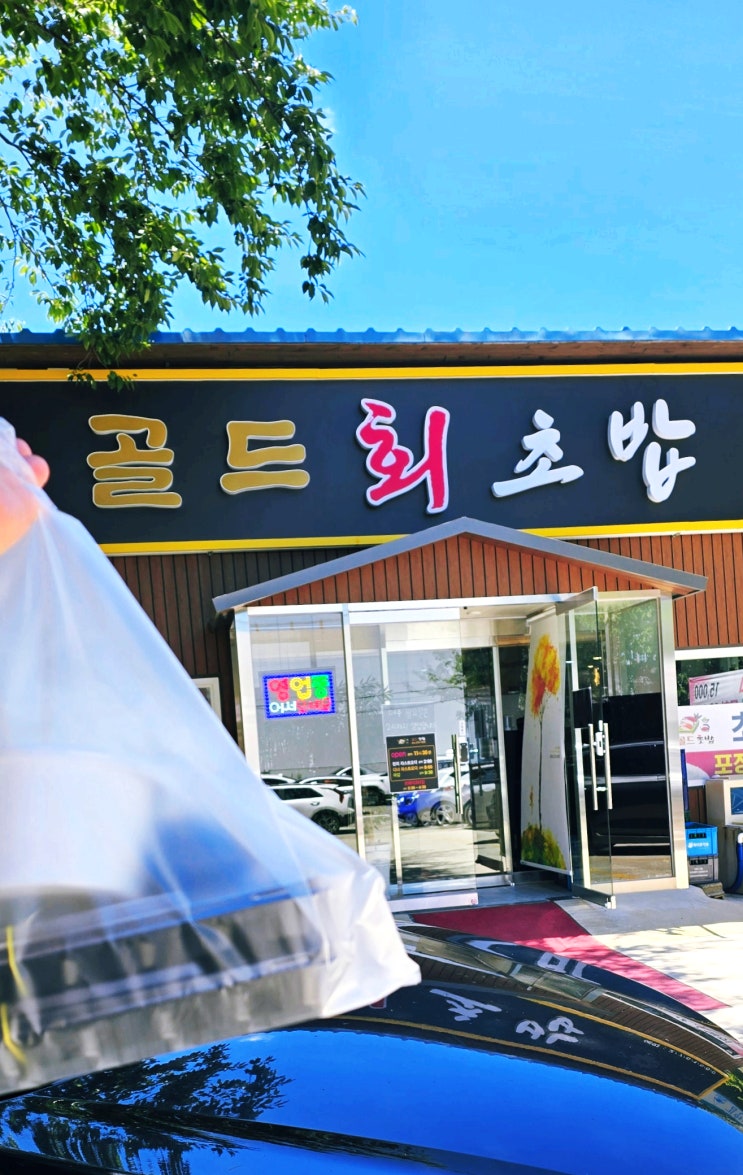  포항초밥맛집 골드횟집 정성가득한 점심골드초밥 포장 후기