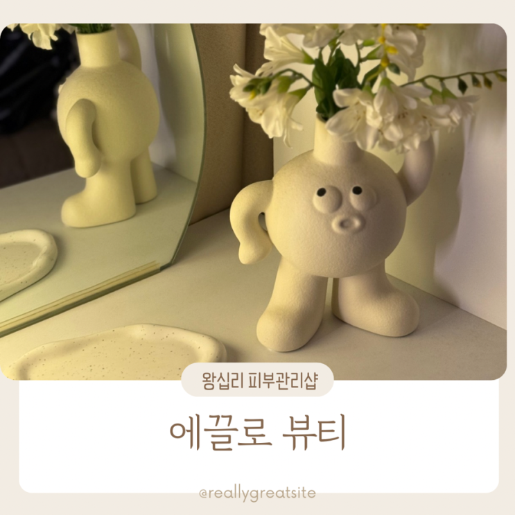  왕십리 피부관리샵 ㅣ 에끌로 뷰티 ㅣ 고급스러운 피부관리샵 후기