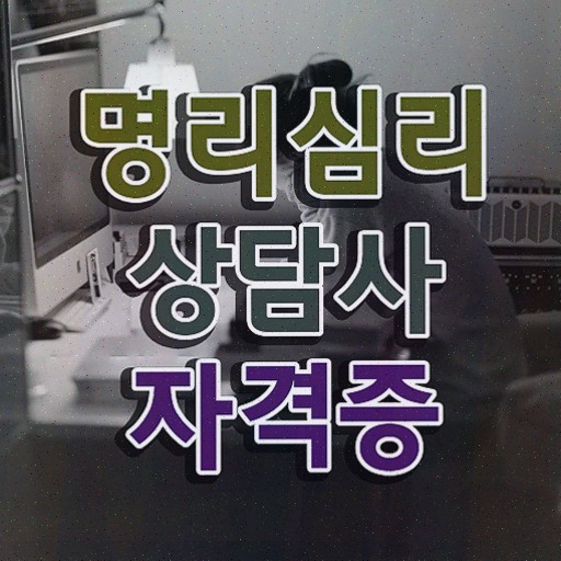  사주 보는법 , 명리심리상담사 자격증 준비한 과정