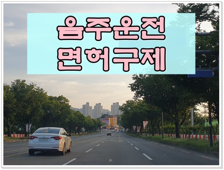  음주운전두번째 면허취소 2년 과거 전력 때문에