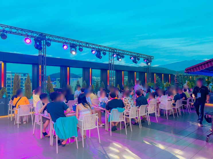  제주도 워크숍 수영장 파티 루프탑 만찬 팀빌딩 행사는 마이스팩토리