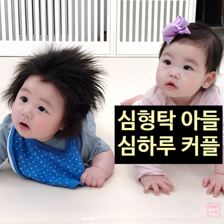  심형탁 아들 심하루  박수홍 딸 박재이 최연소 슈돌 커플 탄생!