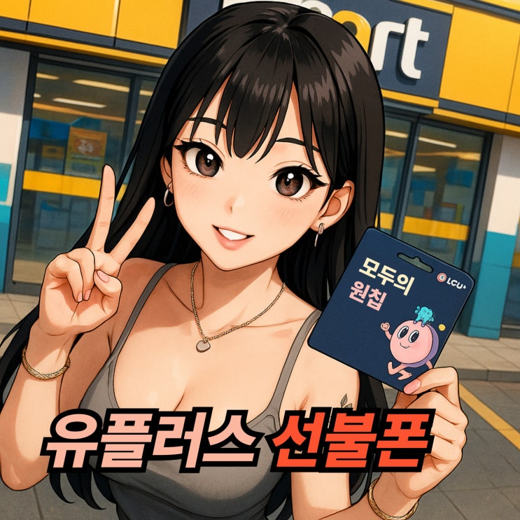  유플러스 선불폰 원칩 유심 개통 노하우