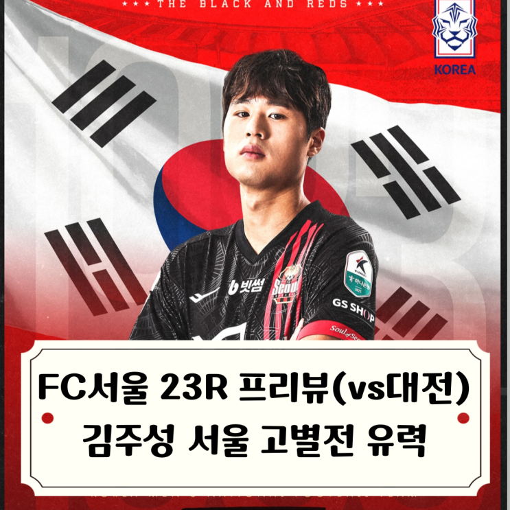 FC서울 24라운드 프리뷰 vs 대전하나시티즌 / 국가대표 수비수... 