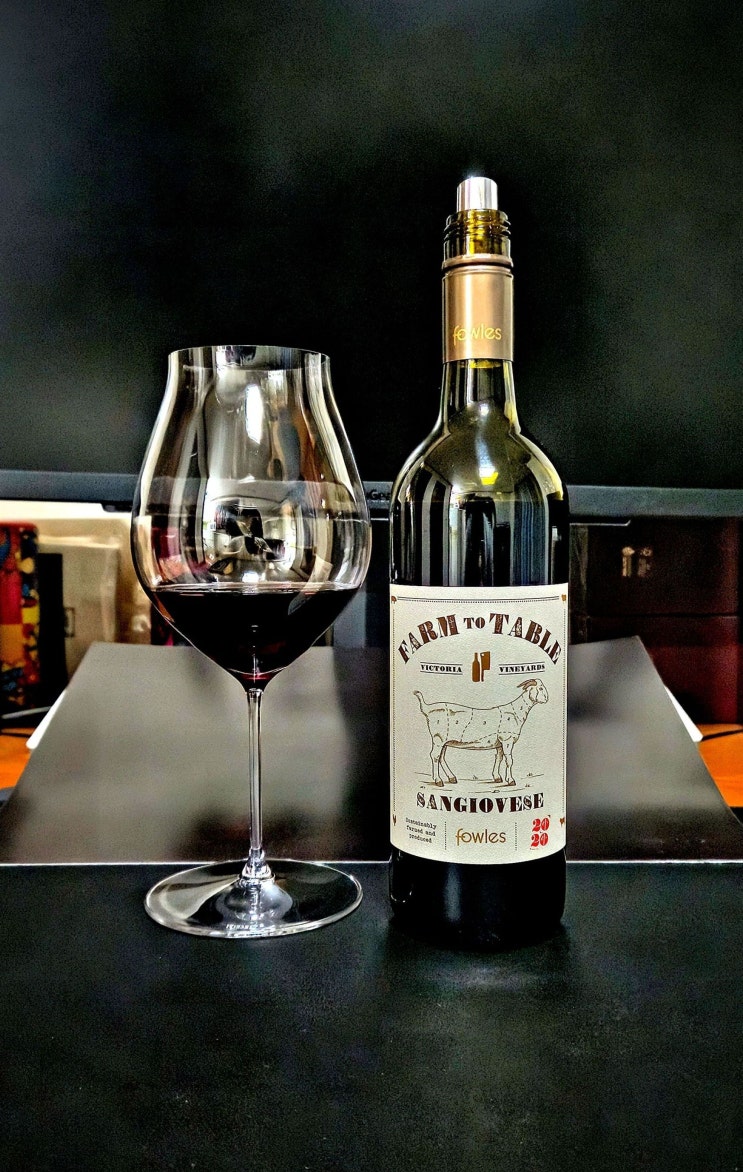  [레드] 파울스 팜 투 테이블 산지오베제 2020 Fowles Farm to Table Sangiovese 2020 호주 빅토리아 레드 와인 리뷰