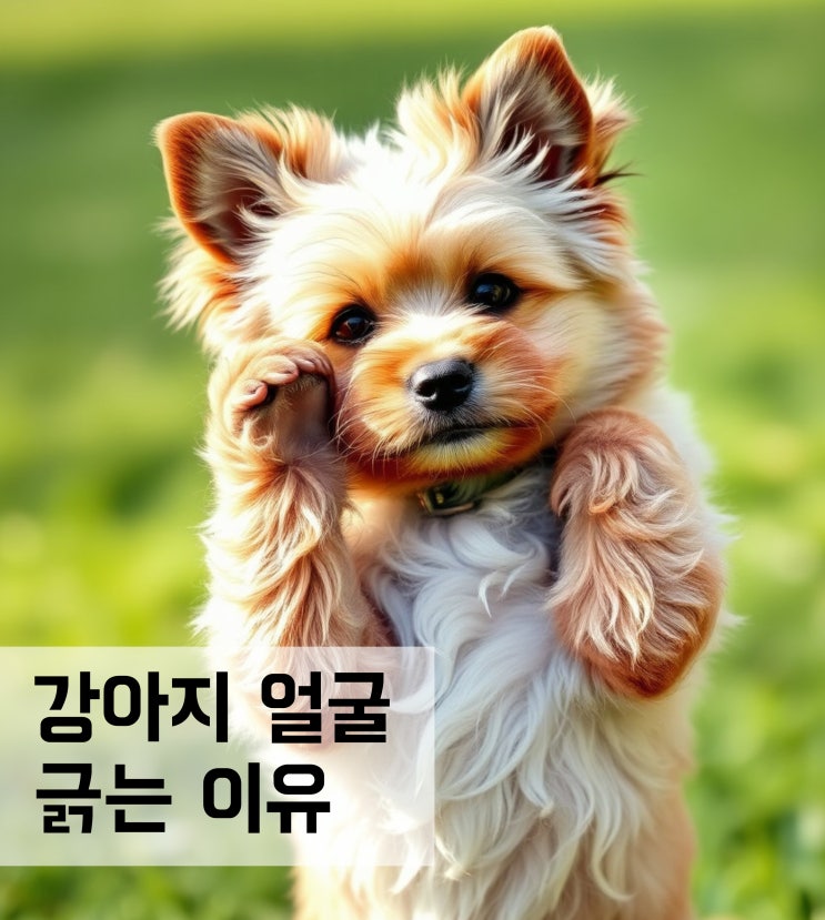  강아지 얼굴 긁는 이유 가려움증 대처방법