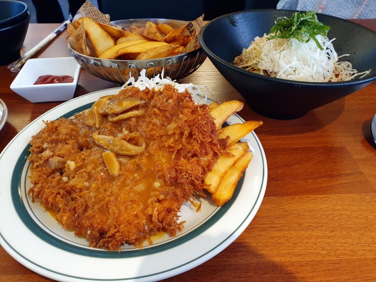  정자동 돈까스 분당돈까스 맛집 푸짐해