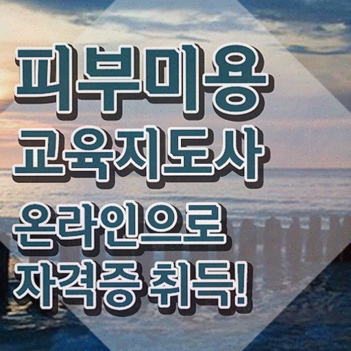  피부미용사자격증비용 , 피부미용교육지도사 자격증 온라인으로 간단히 합격한 팁 및 온라인 무료강의