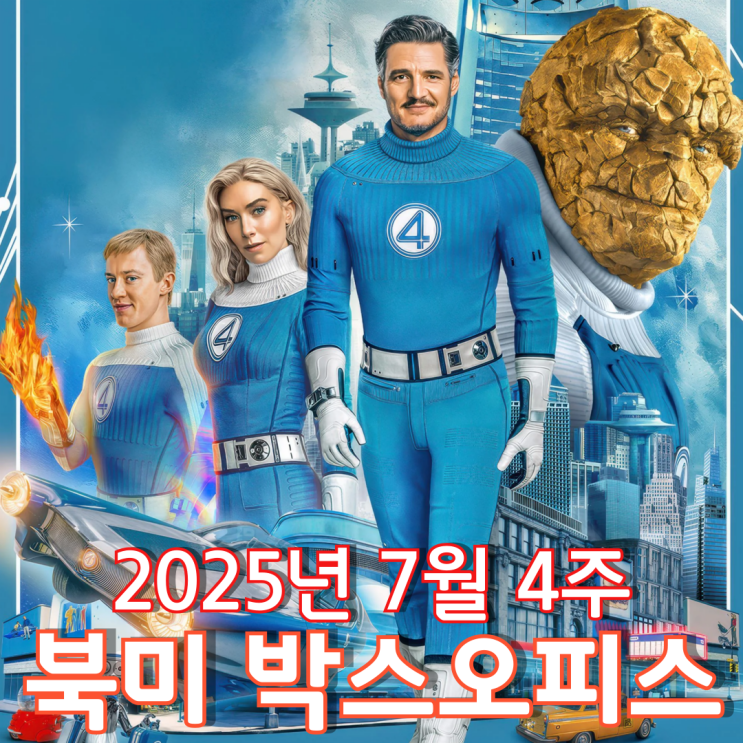  [7월 4주 북미 박스오피스] 10년 만의 리부트로 돌아온 환상의 사총사