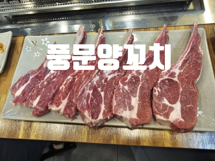  [서충주 맛집] 현지에서 먹는 듯한 양꼬치_풍문양꼬치