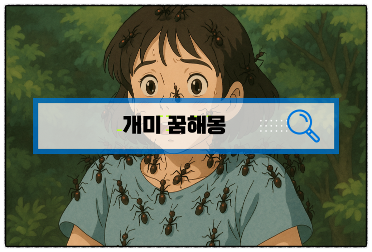  [무료꿈해몽] 개미꿈해몽 총정리: 상황별 의미 완전 정리