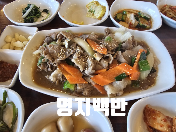  [부산 명지 맛집] 다양한 반찬이 있는 집밥이 먹고싶다면_명지백반