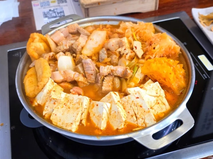  안산 고잔역 가성비 점심 메뉴 추천 초부리김치찌개 고잔점 후기