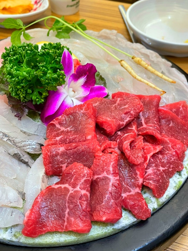  중랑구 묵동 횟집 맛집 추천 육사시마와 회를 함께 즐길 수 있는 횟집갈래