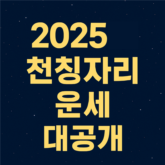  2025년 천칭자리 종합 운세