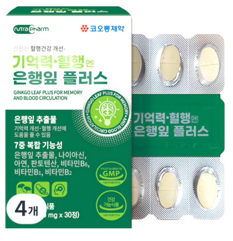  정신이 자꾸 흐릿하다면?기억력과 혈행 개선에 좋은 은행잎 성분 주목! 