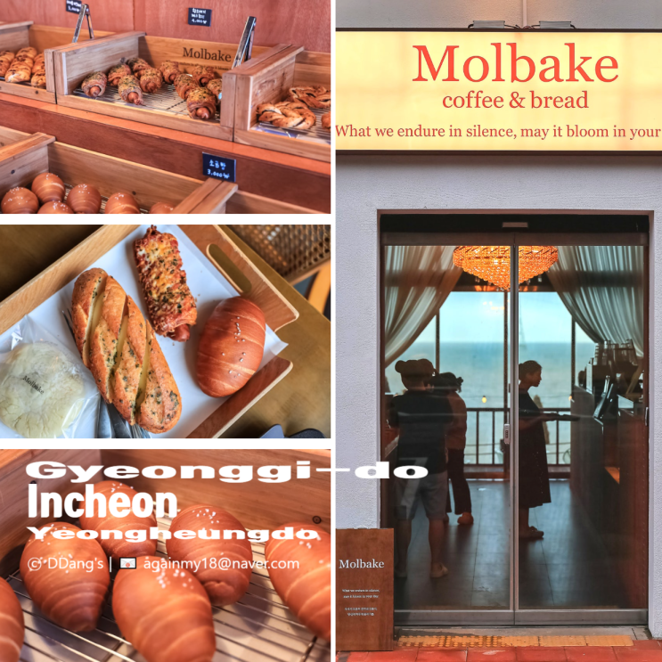  인천 영흥도 바다 뷰 베이커리 감성 카페 몰베이크(MOLBAKE)