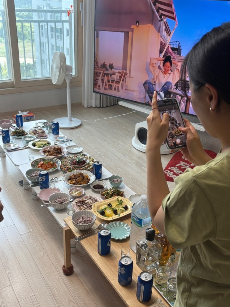   샤크 플렉스브리즈로 땀은 싹! 닌자 그릴로 맛은 꽉! 8인 집들이 FLEX 후기.