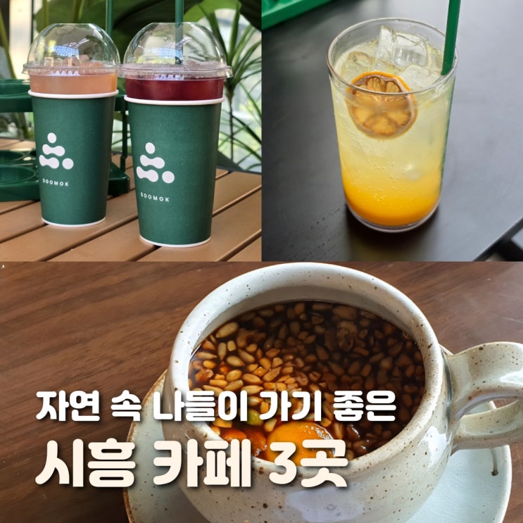  시흥 나들이 가기 좋은 자연 속 카페 3곳 추천