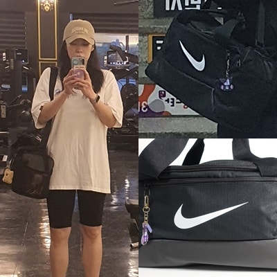 여자 헬스운동가방 나이키 브라질리아 더플백 xs 후기, 보부상백으로 딱