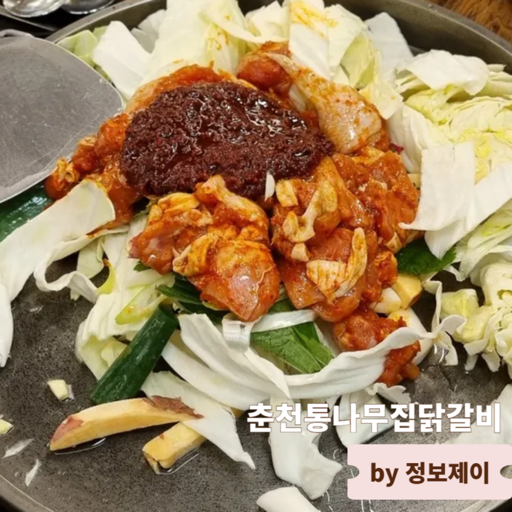  춘천 맛집 춘천통나무집닭갈비 본점 주차 포장 후기