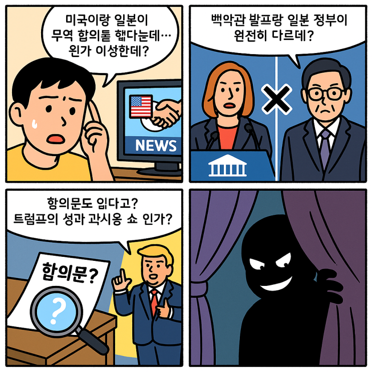 미국-<b>일본 무역 합의</b> '수상한' 진실? <b>트럼프</b>의 쇼일까, 숨겨진... 