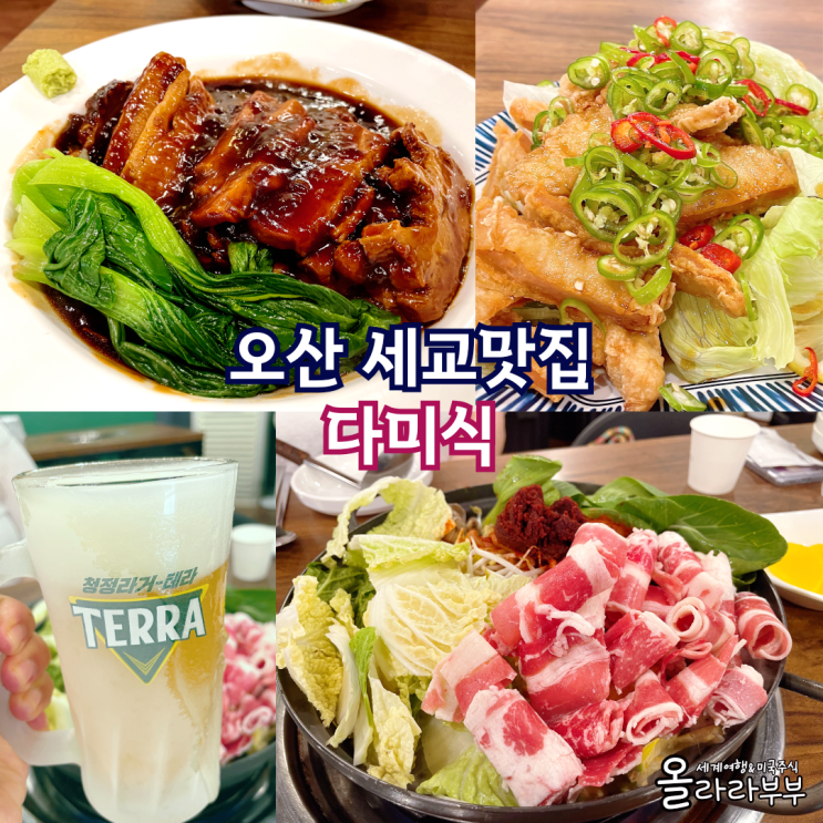  오산 세교 신도시 맛집 다미식 동파육 유린기
