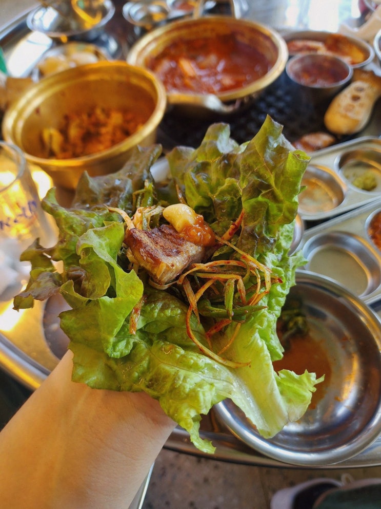  [맛집리뷰] 옥천리수변식육식당, 흑돼지와 창녕유채꽃의 완벽한 조화