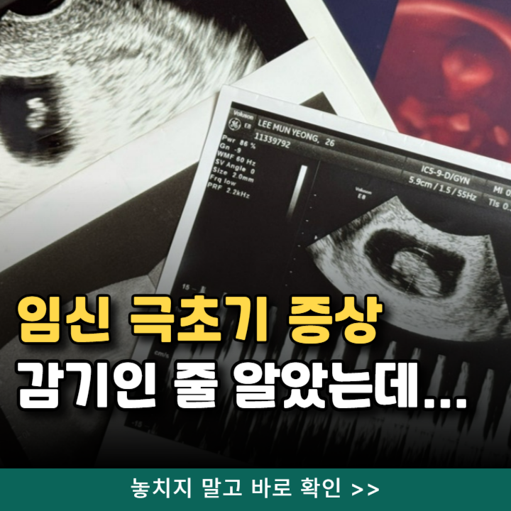  임신 극초기 증상.. 감기 몸살인 줄 알았는데 착상혈 충격