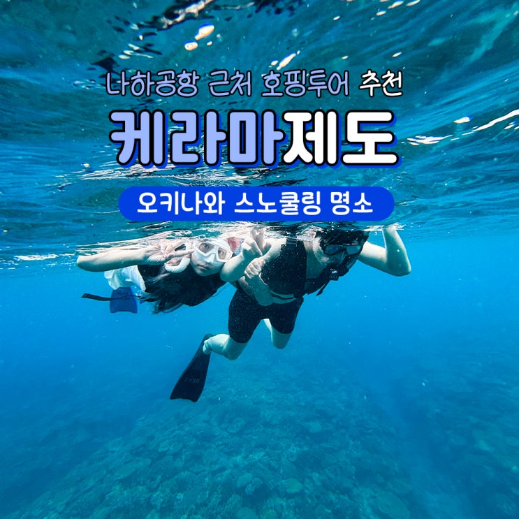  오키나와 호핑투어 케라마제도 스노쿨링 투어(+바다거북)