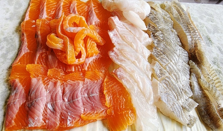  [연산동]1급수 무지개 송어회와 향어회를 맛볼 수 있는 연산동맛집 '산바다횟집'