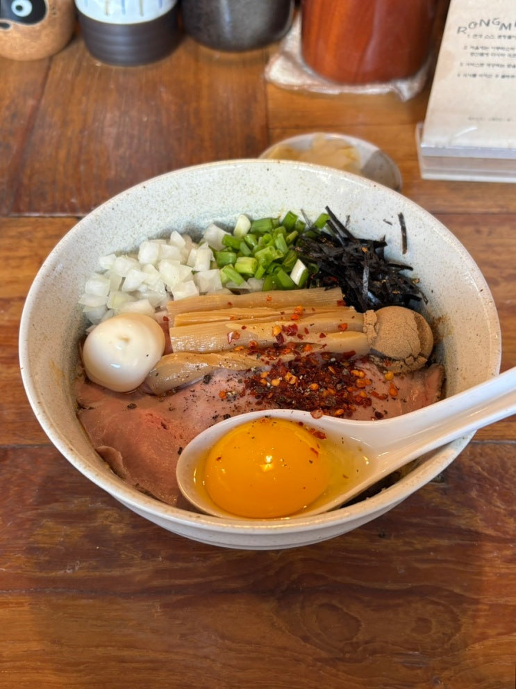  군자역 아부라소바 혼밥 맛집 롱메 3번째 재재방문 후기