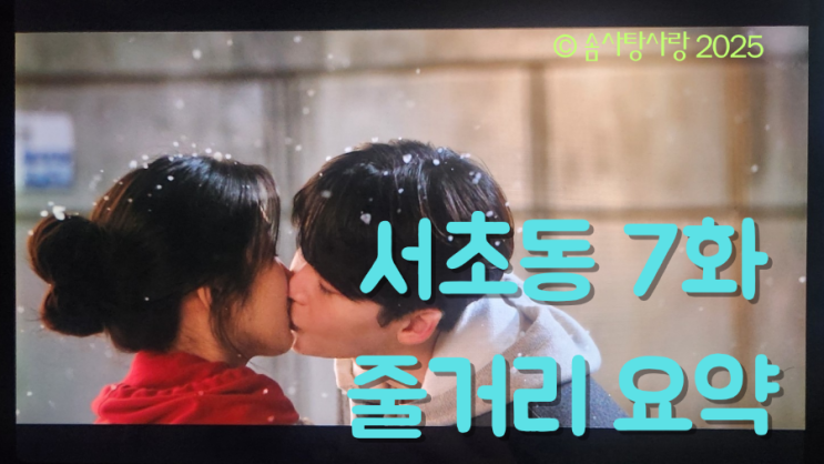 [드라마]<b>서초동</b> 7화 줄거리결말 요약, <b>문가영</b>, <b>이종석</b>
